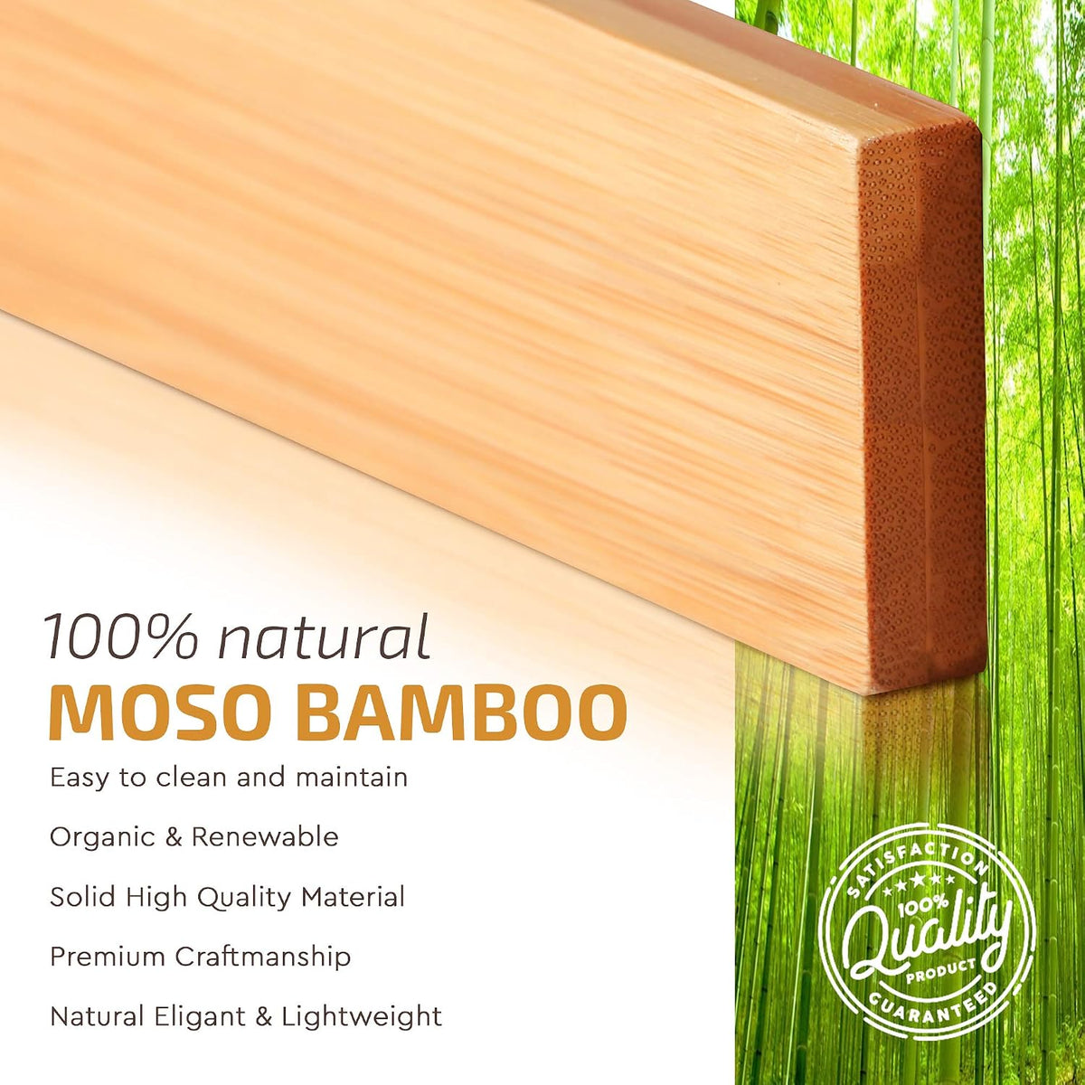 Bambüsi Bamboo Corner Kitchen Shelf and Adjustable Bamboo Drawer Dividers Org...