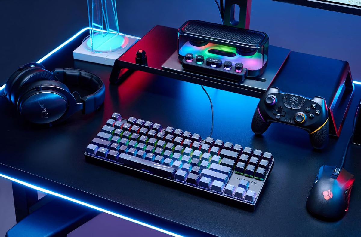 Xtrfy Cherry MX 8.2 TKL Wireless XAGA, Tenkeyless Mechanical Gaming Keyboard,...