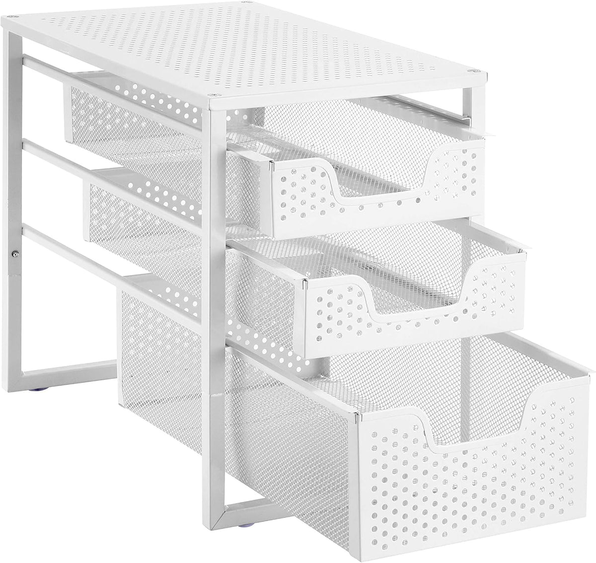 Simple Trending Under Sink Organizer 3-Tier with Sliding Storage Drawer