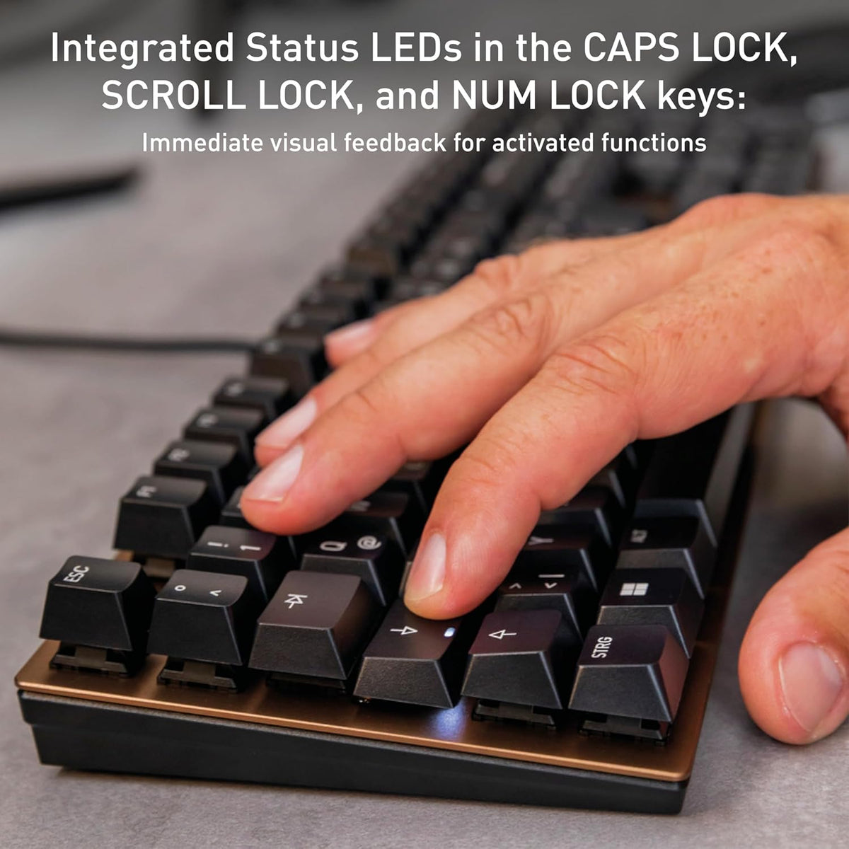 Cherry KC 200 MX Wired Mechanical Office Keyboard MX2A Brown Switches