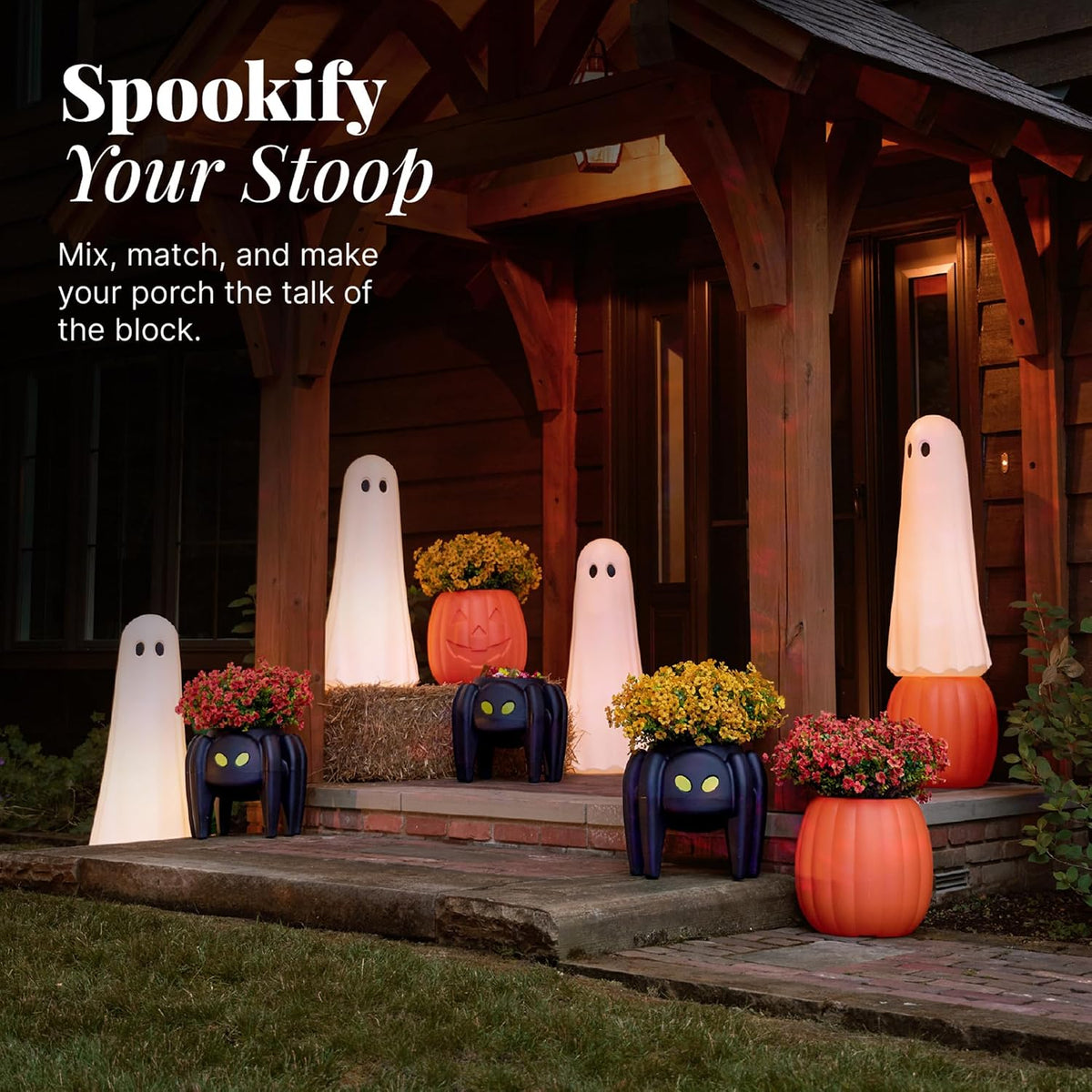 Step2 Boo Buddy Halloween Ghost Statue, White, 40 in, 1 Pack