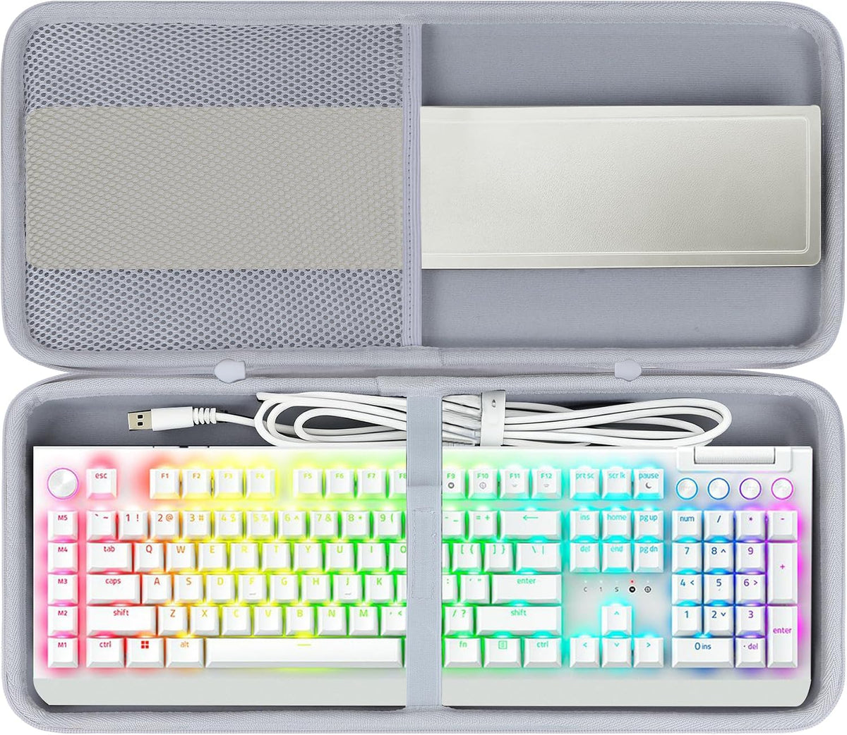 Lebakort Storage Case Compatible with Razer Blackwidow V3/ Blackwidow V4/ Cyn...