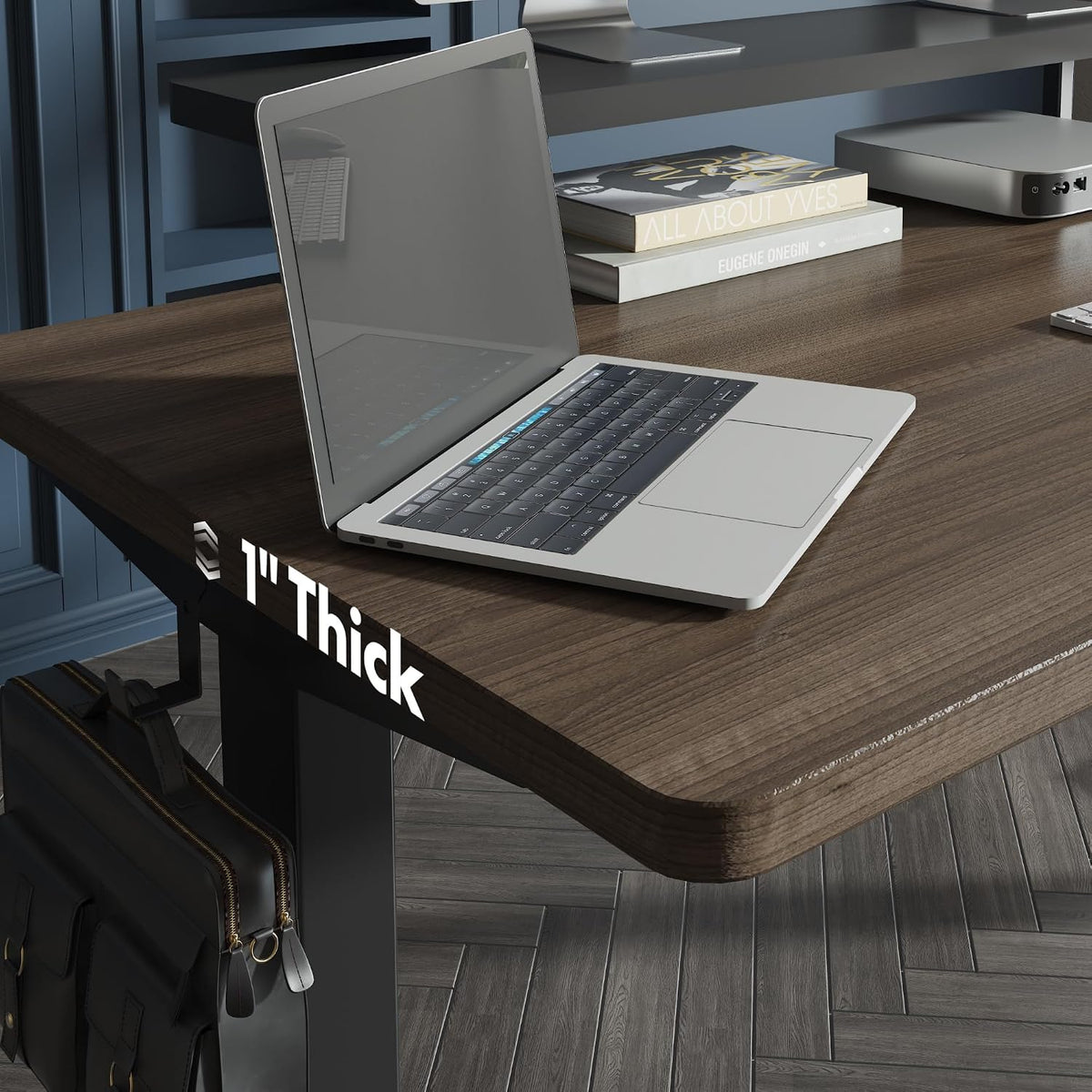 FLEXISPOT Standing Desk with Monitor Riser & Cable Management