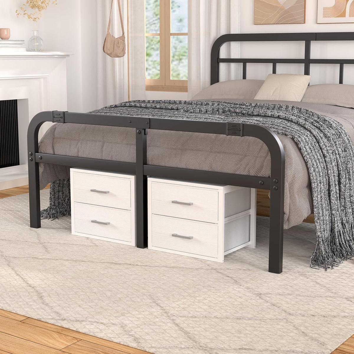 BOLUO Stackable Storage Drawers Closet Organizers and Storage Fabric White 2 ...