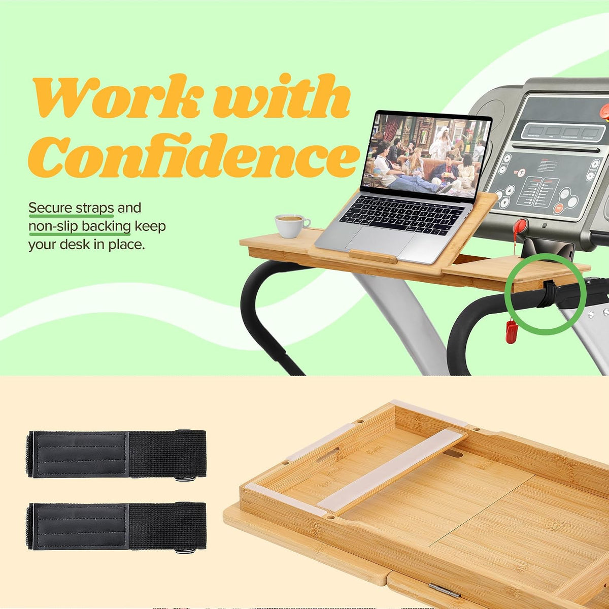 Houseables Laptop Desk and Workstation Accessories, Laptop Stand, Ergonomic C...