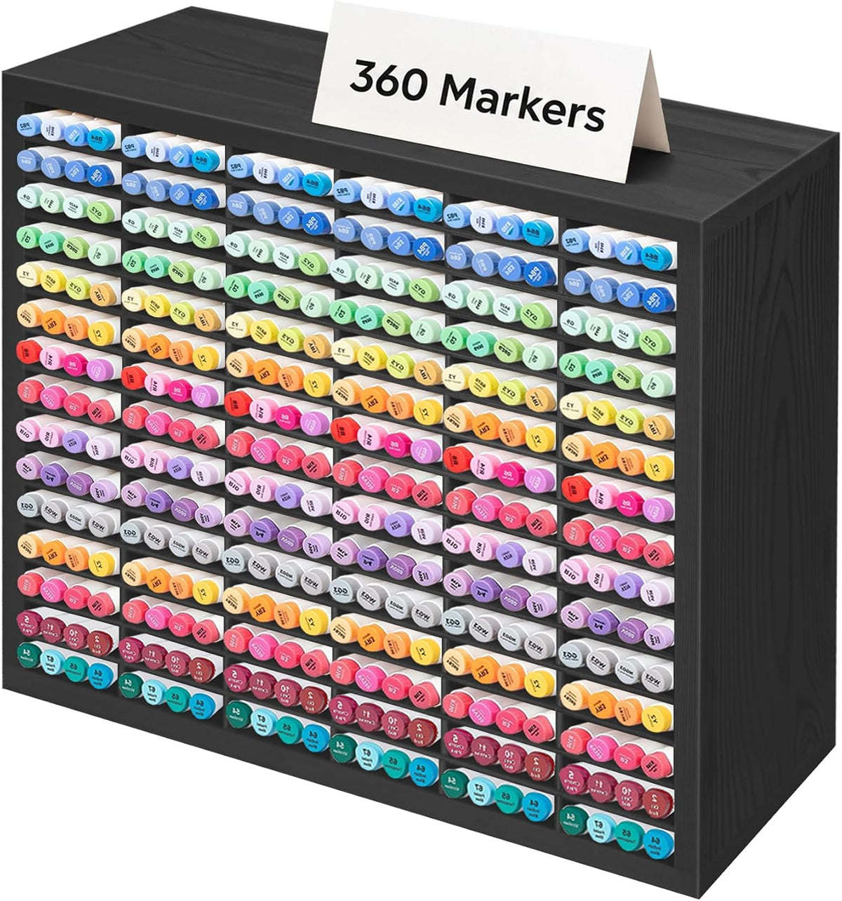 PROLEE Markers Organizer with 90 Compartments for 360 Marker Storage Art Pens...