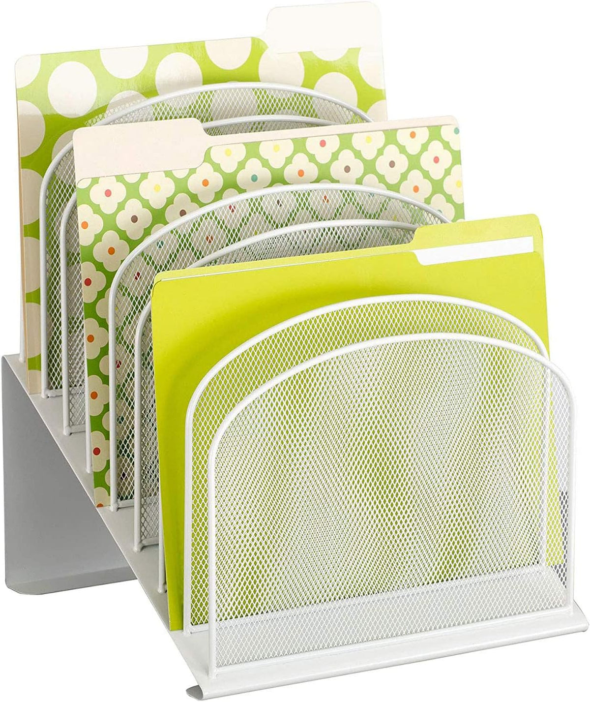 Safco Onyx Mesh 8 -Tier Vertical Desktop Organizer | Steel Mesh Construction ...
