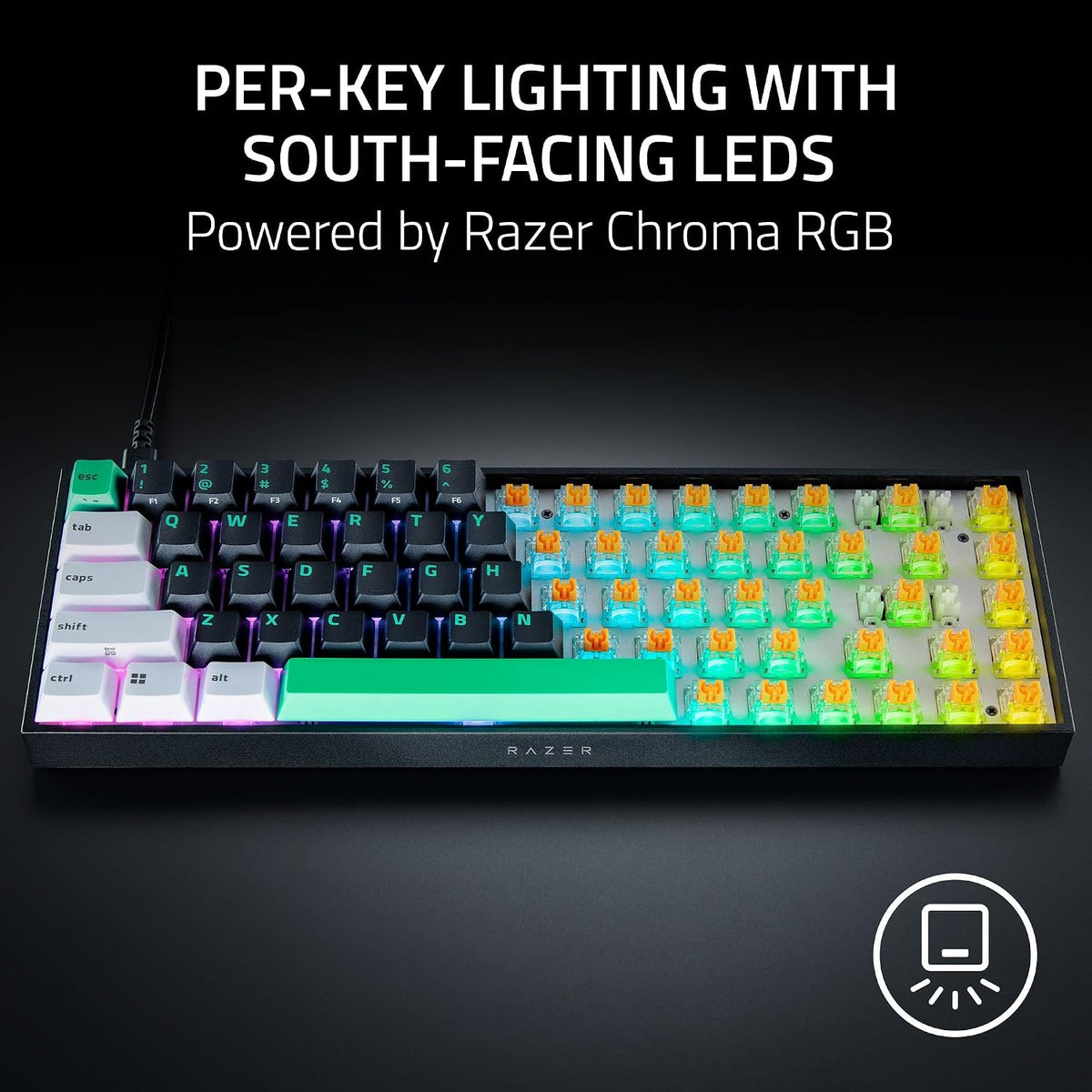 Razer Reclusa X Mini 65% Hot-Swappable Mechanical Gaming Keyboard