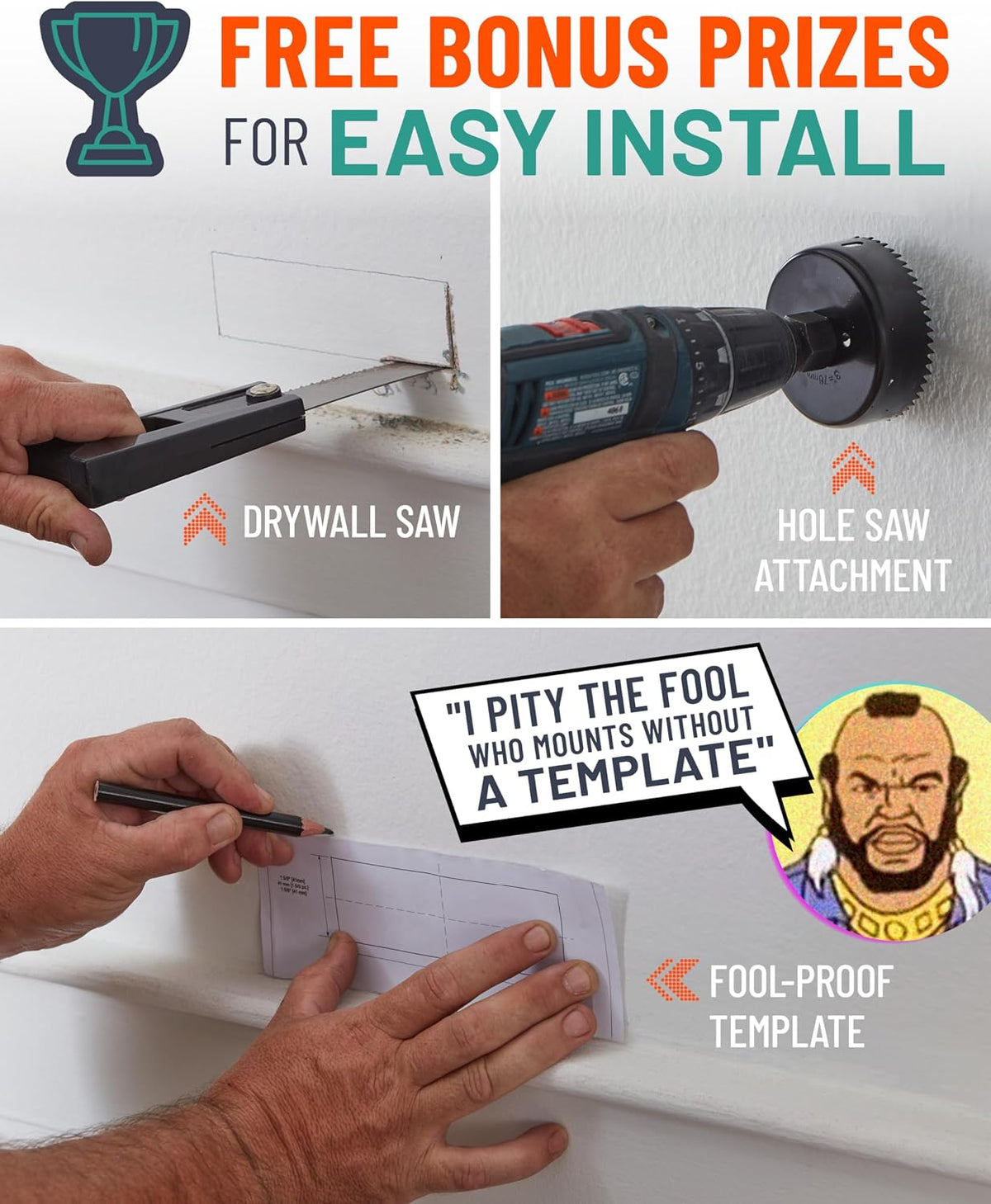 ECHOGEAR in Wall Cable Management Kit for TV & Soundbar, DIY Cord Hider