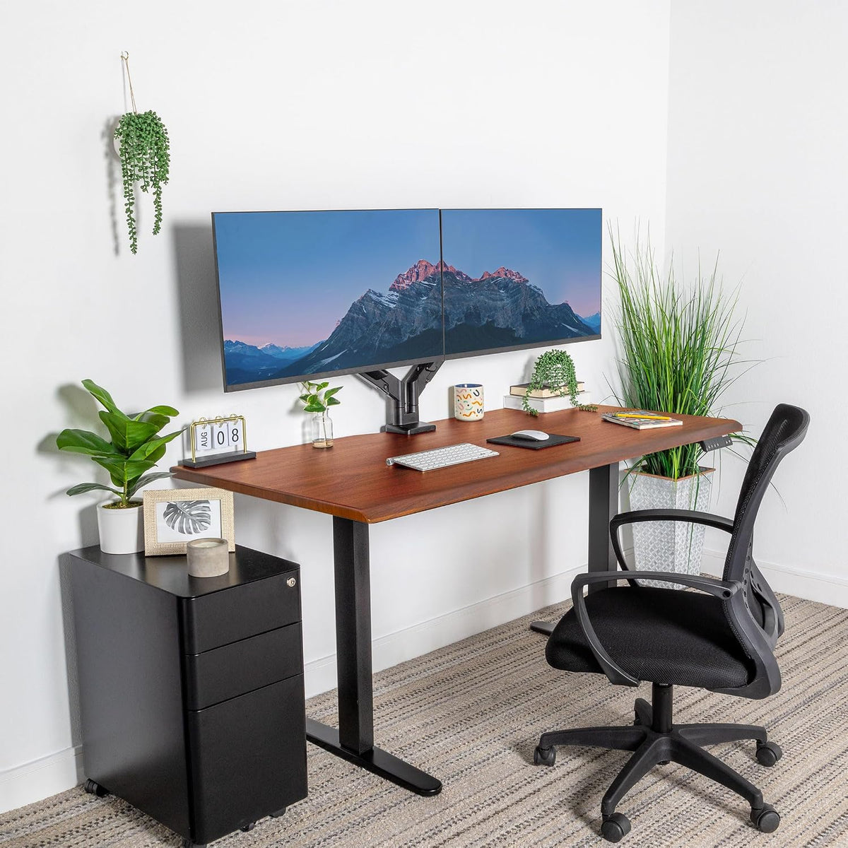 Mount-It! Premium Tabletop for Sit Stand Desktops (60" Wide, 29.5" ...