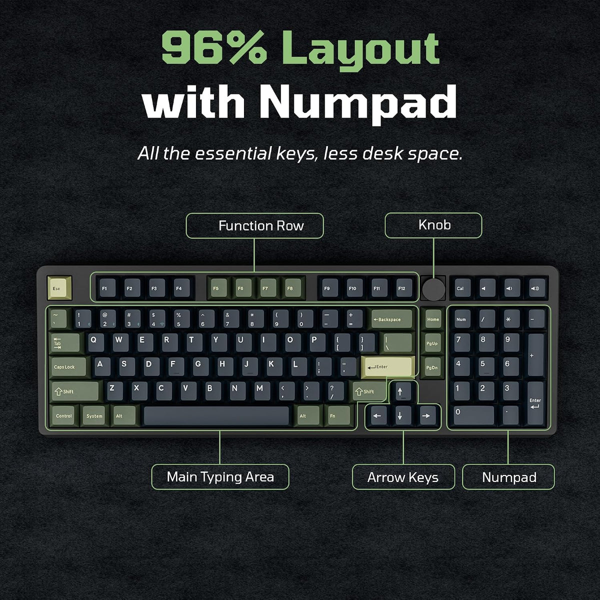 Keychron J11 Ultra 8K, Full Aluminum 96% Wireless Mechanical Keyboard
