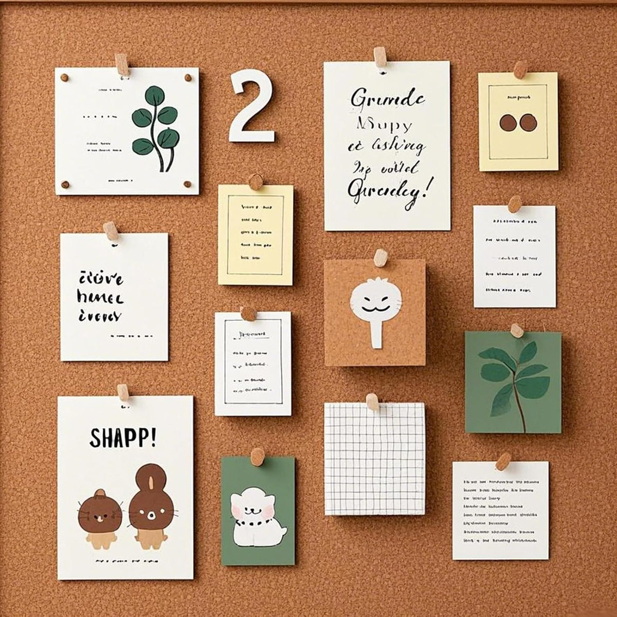 10 Pack Cork Board Tiles, 12 x 12 x 1/2 inch Bulletin Board Cork Panels, Cork...