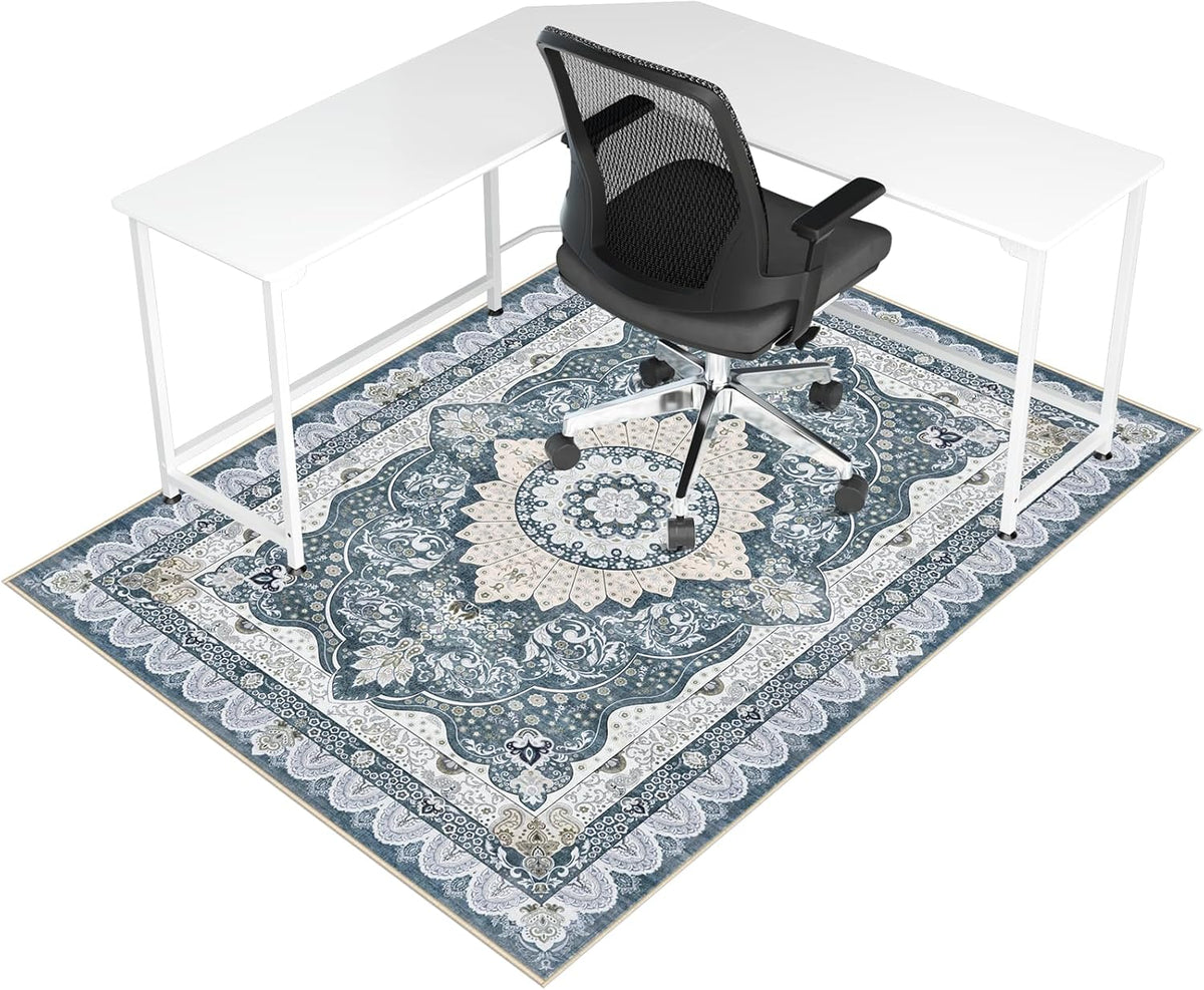 Office Chair Mat for Hardwood Floor & Tile Floor,48"X 60"-Square