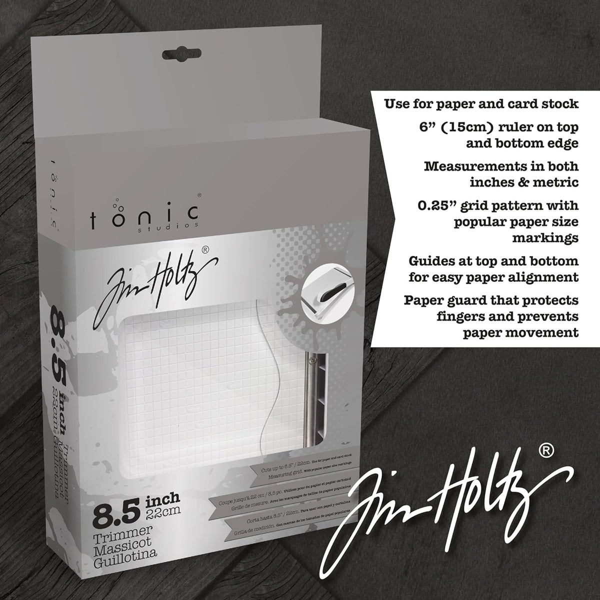 Tonic Studios Paper Cutter Tool - Guillotine Paper Trimmer for Scrapbooking, ...