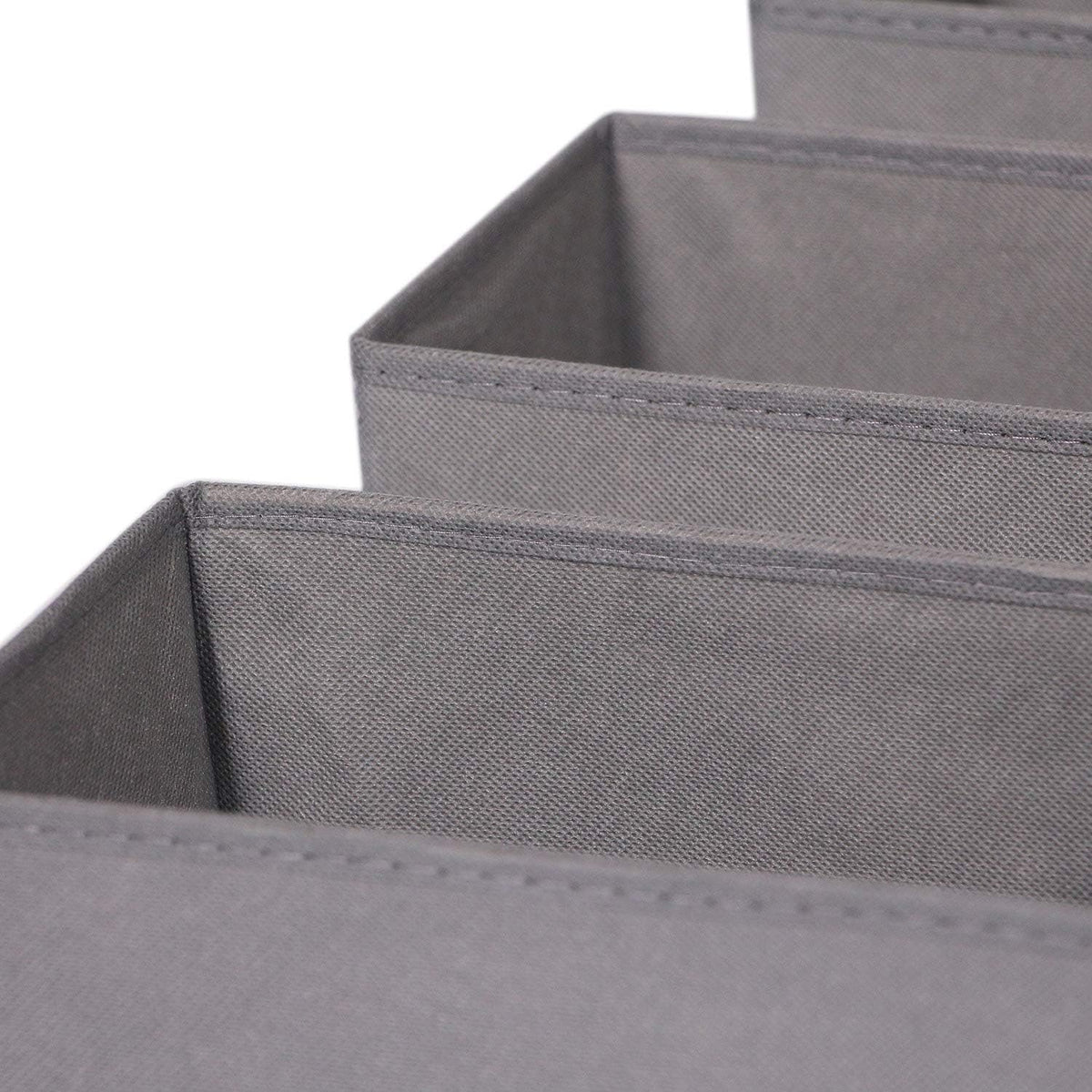 DIOMMELL 9 Pack Foldable Cloth Storage Box Closet Dresser Drawer Organizer Fa...