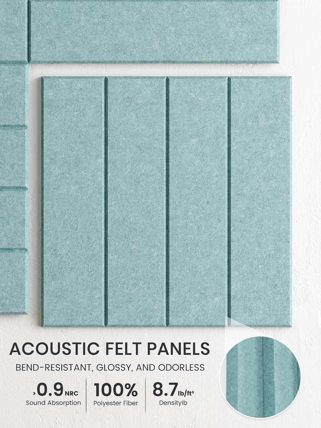Bumusty Felt Bulletin Board & Cork Board Alternative 48" x 36"