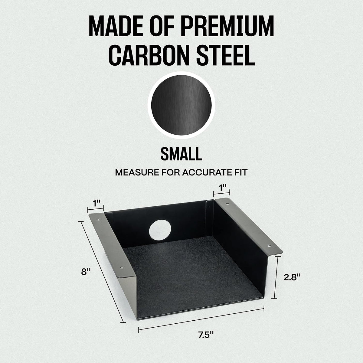 COREMINDED Under Desk Storage Shelf - Carbon Steel Under Desk Tray with Cable...