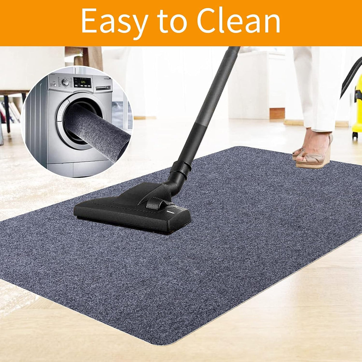 Office Chair Mat for Hardwood & Tile Floor, 55"x35" Computer Ga...
