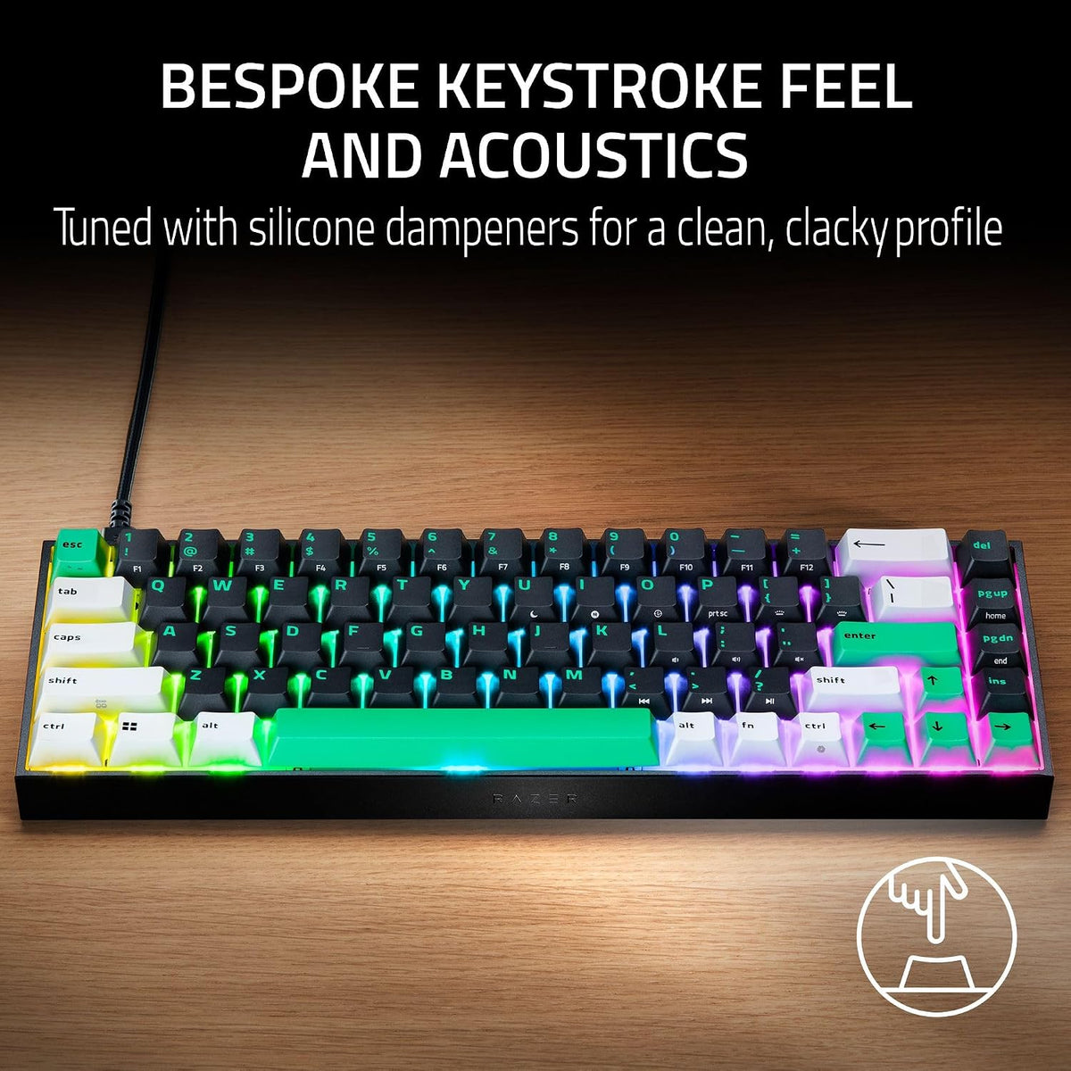 Razer Reclusa X Mini 65% Hot-Swappable Mechanical Gaming Keyboard