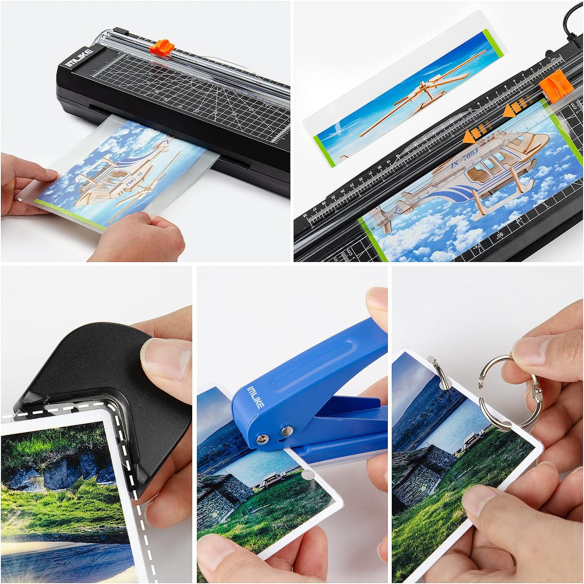 IMLIKE A4 Thermal Laminator with Laminating Pouches - 9" Photo Laminatin...