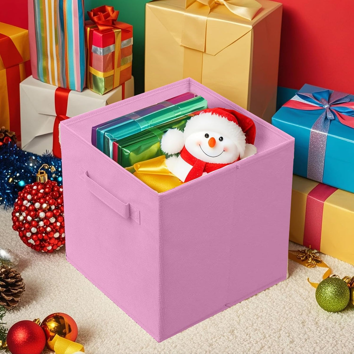 ShellKingdom Storage Bins, Foldable Fabric Storage Cube And Cloth Organizer