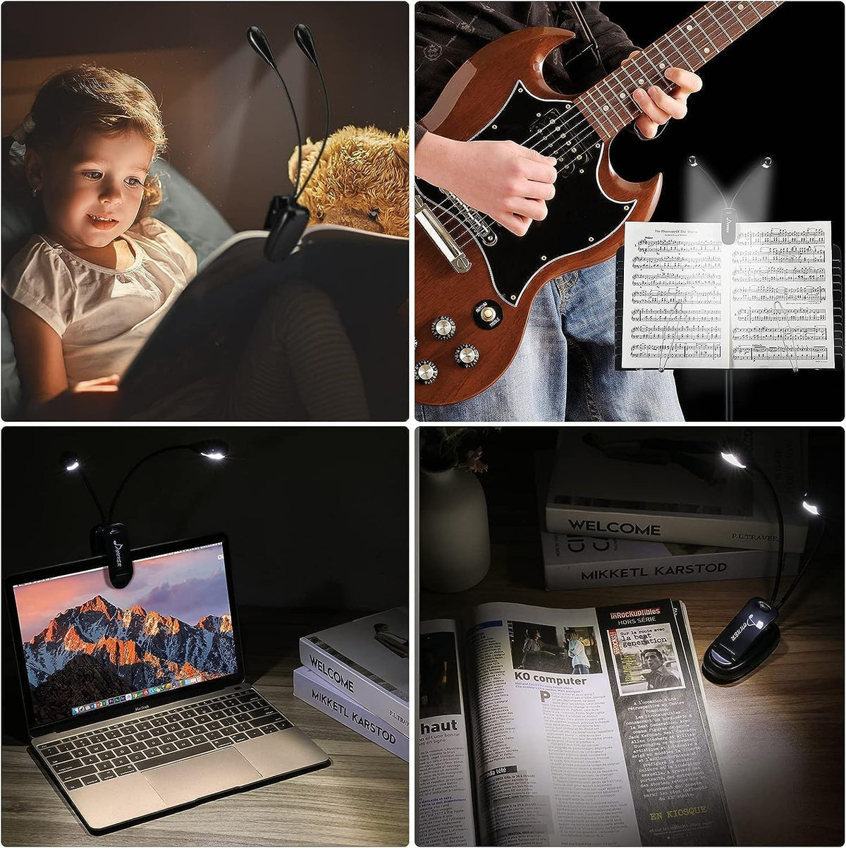 Donner DMS-1 Sheet Music Stand with Light & Carrying Bag