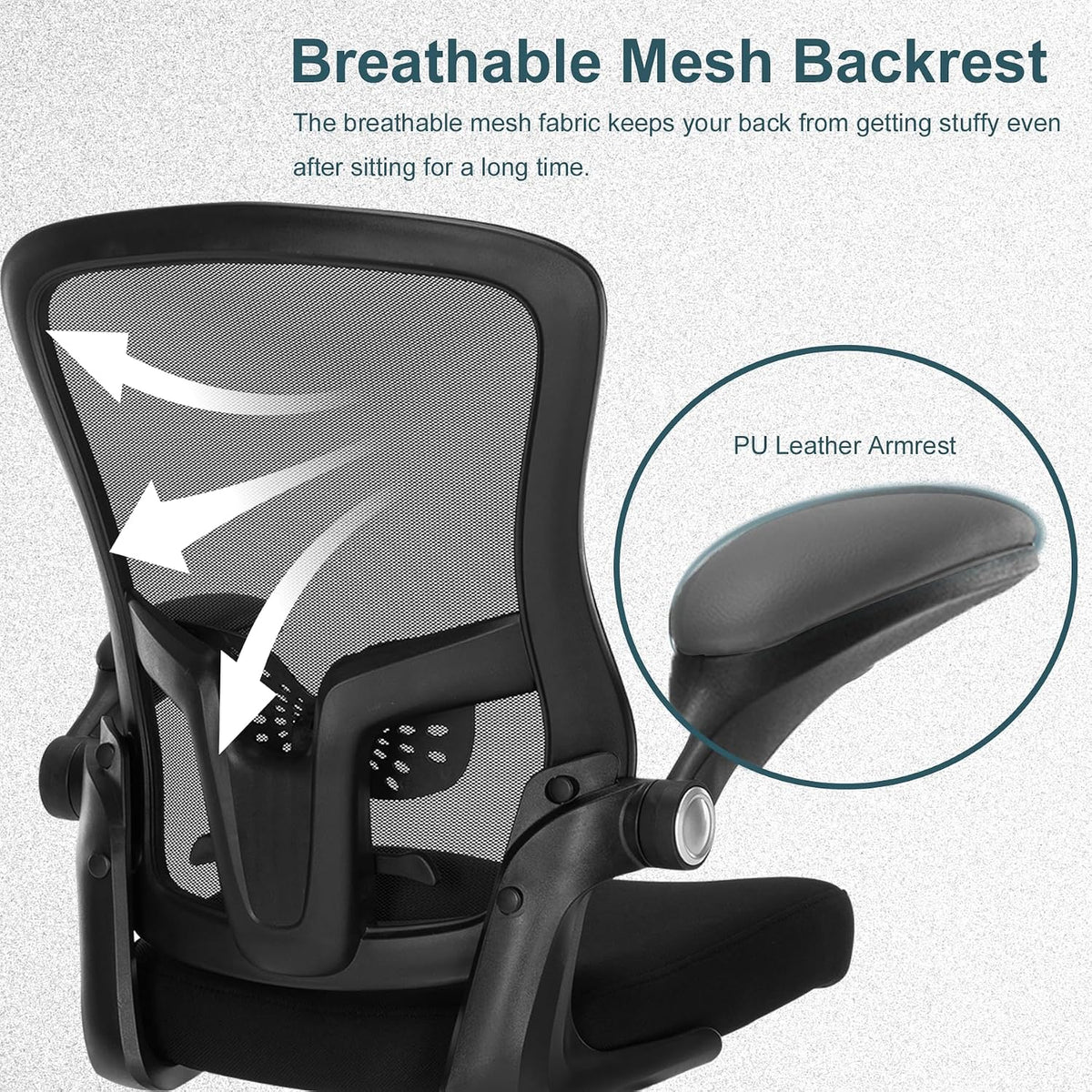 Ergonomic Drafting Chair – Tall Office Chair for Standing Desk, Adjustable He...