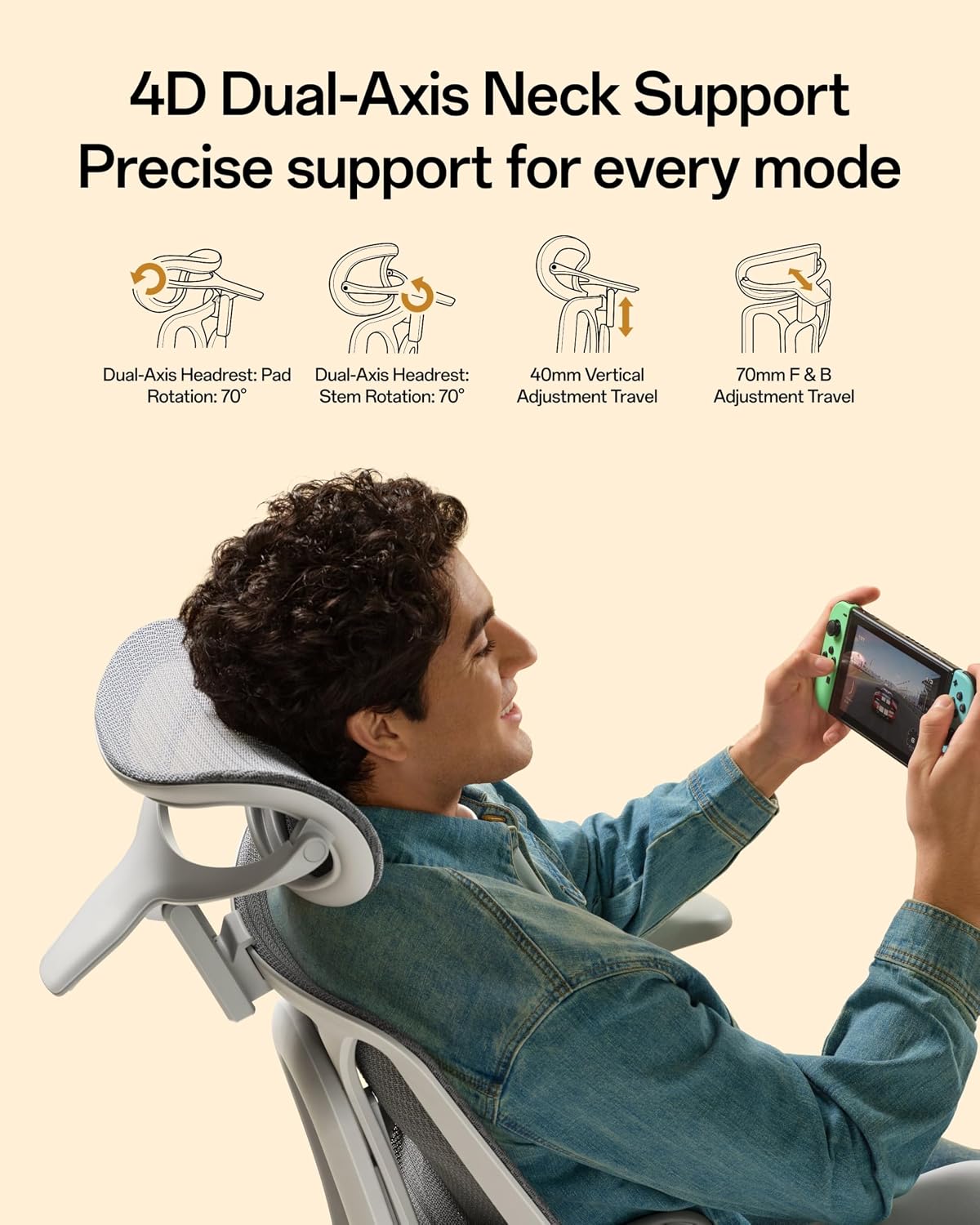 Hbada E3 Air Ergonomic Office Chair, 3-Zone Lumbar Support, Comfy Home Office...