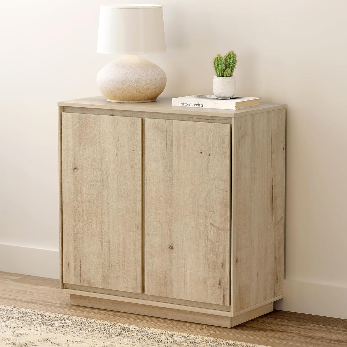 EYYTHUNG Buffet Storage Cabinets Set of 3, Sideboard Accent Cabinet with Adju...
