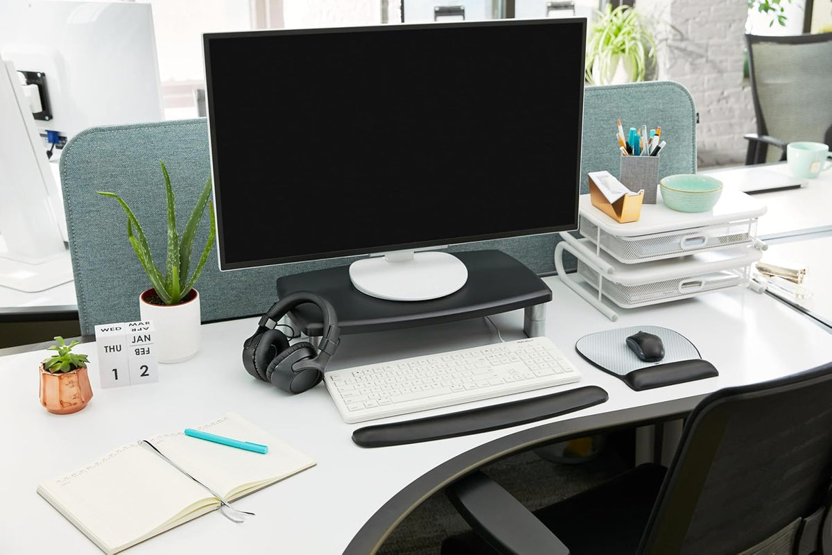 3M Extra Wide Adjustable Computer Monitor Stand, 20 in x 12 in