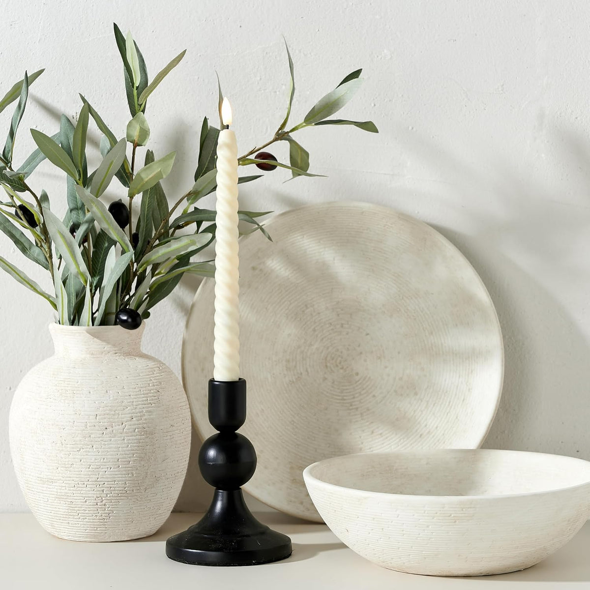 Ceramic Decorative Table Bowl Trays Home Room Decor Farmhouse (10" Rustic)