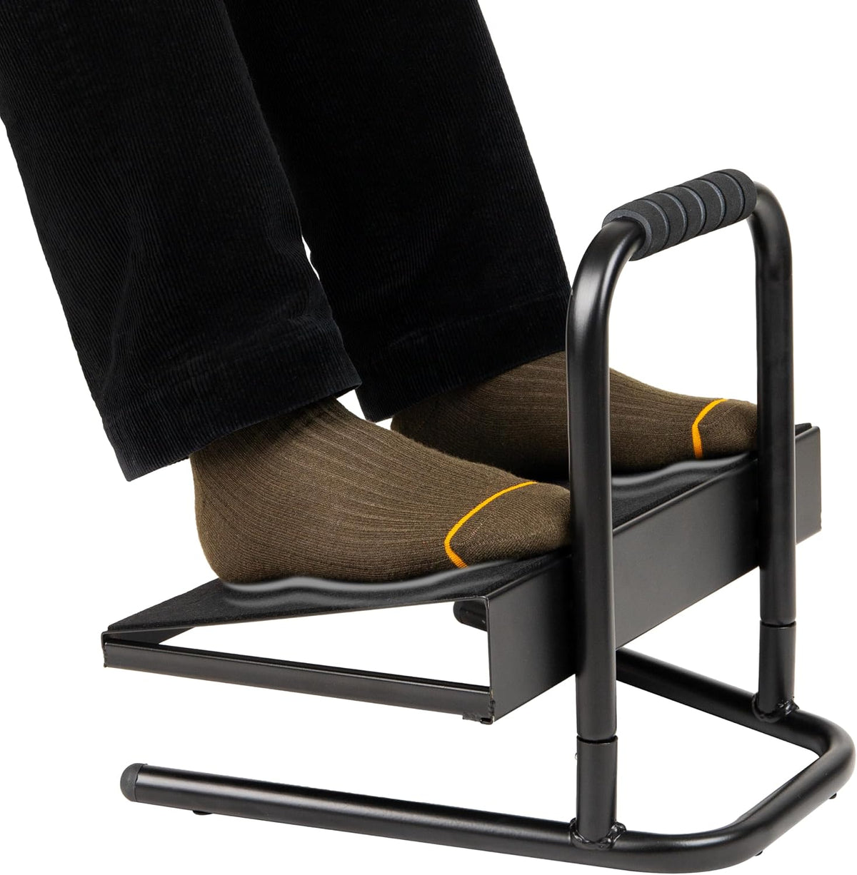 Mind Reader Foot Rest, Under Desk at Work, Ergonomic, Height Adjustable, Offi...