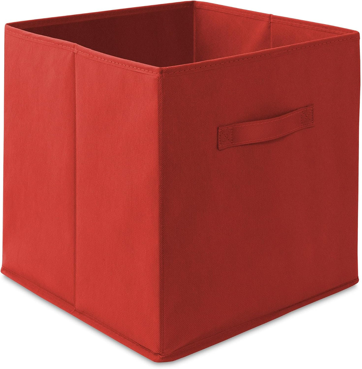 Casafield Set of 6 Collapsible Fabric Cube Storage Bins, Red - 13" Folda...