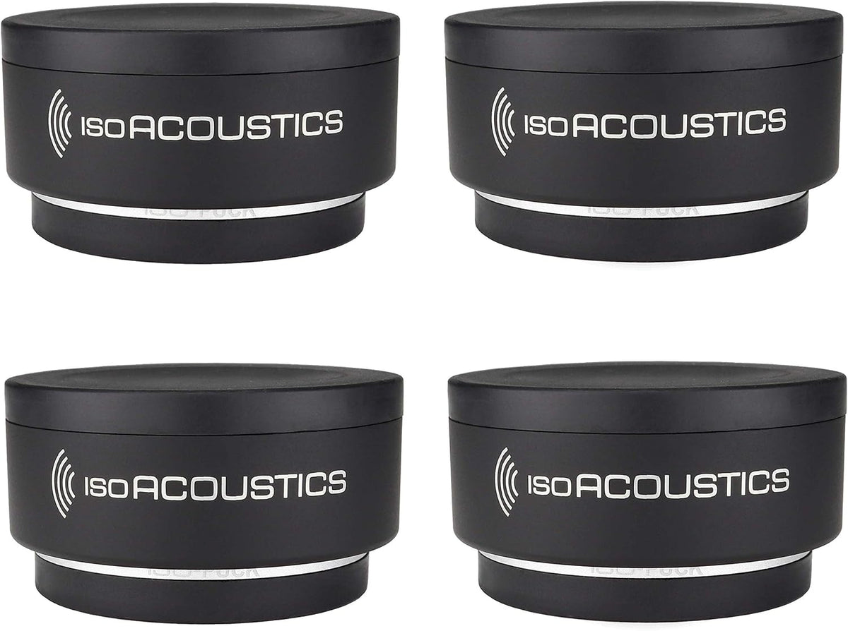 IsoAcoustics Iso-Puck Series Acoustic Isolators (Iso-Puck, 20 lbs max/Unit, 4...