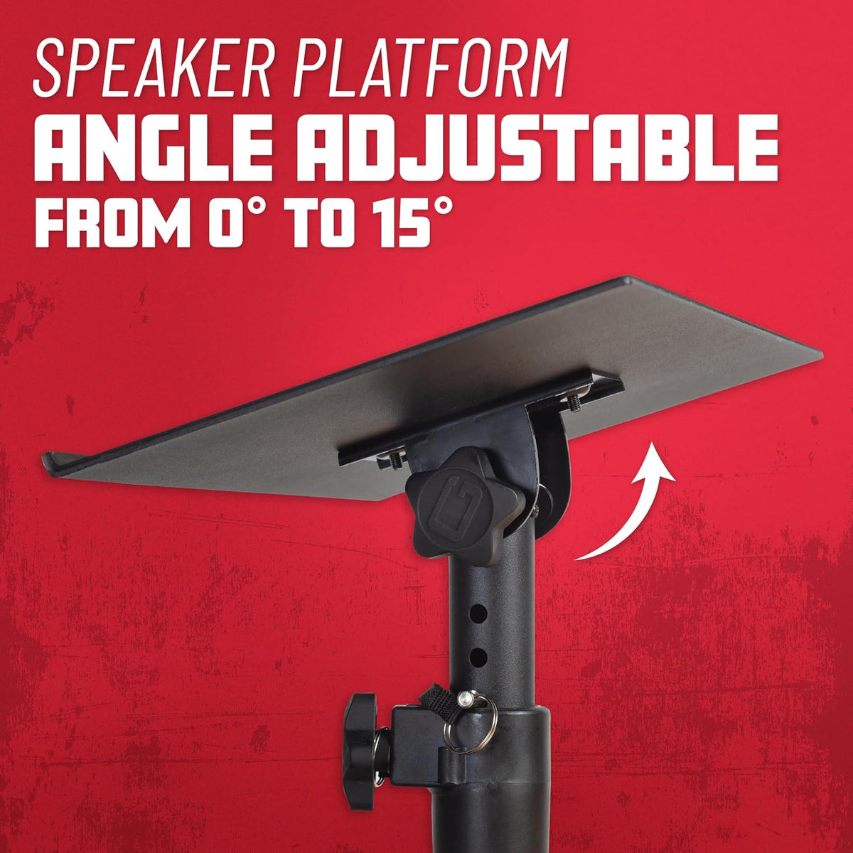 Gator Frameworks Desktop Studio Monitor and Speaker Stands with EVA Foam Padd...