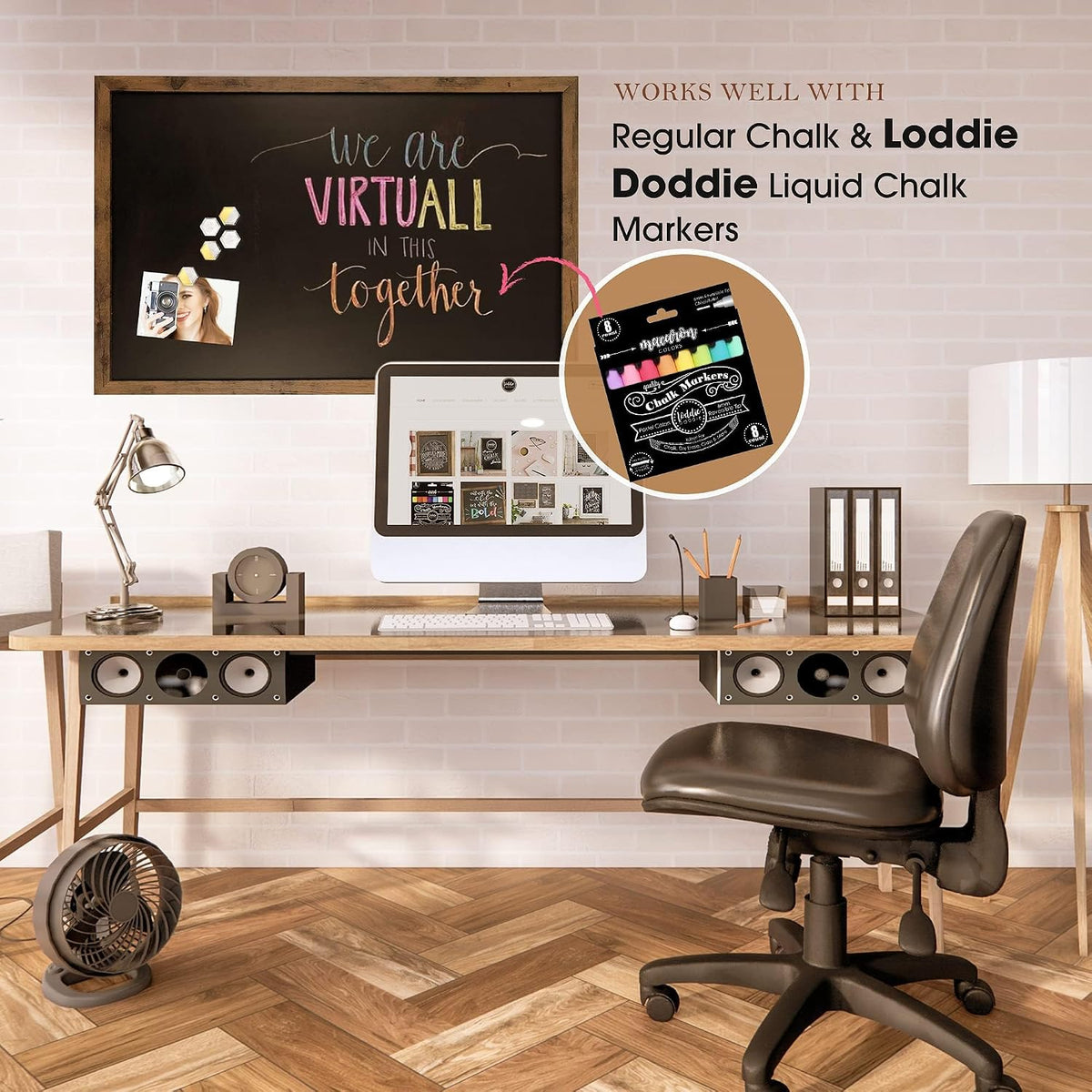 Loddie Doddie Rustic Wood Magnetic Board for Wall, Stain Resistant, 24"x...