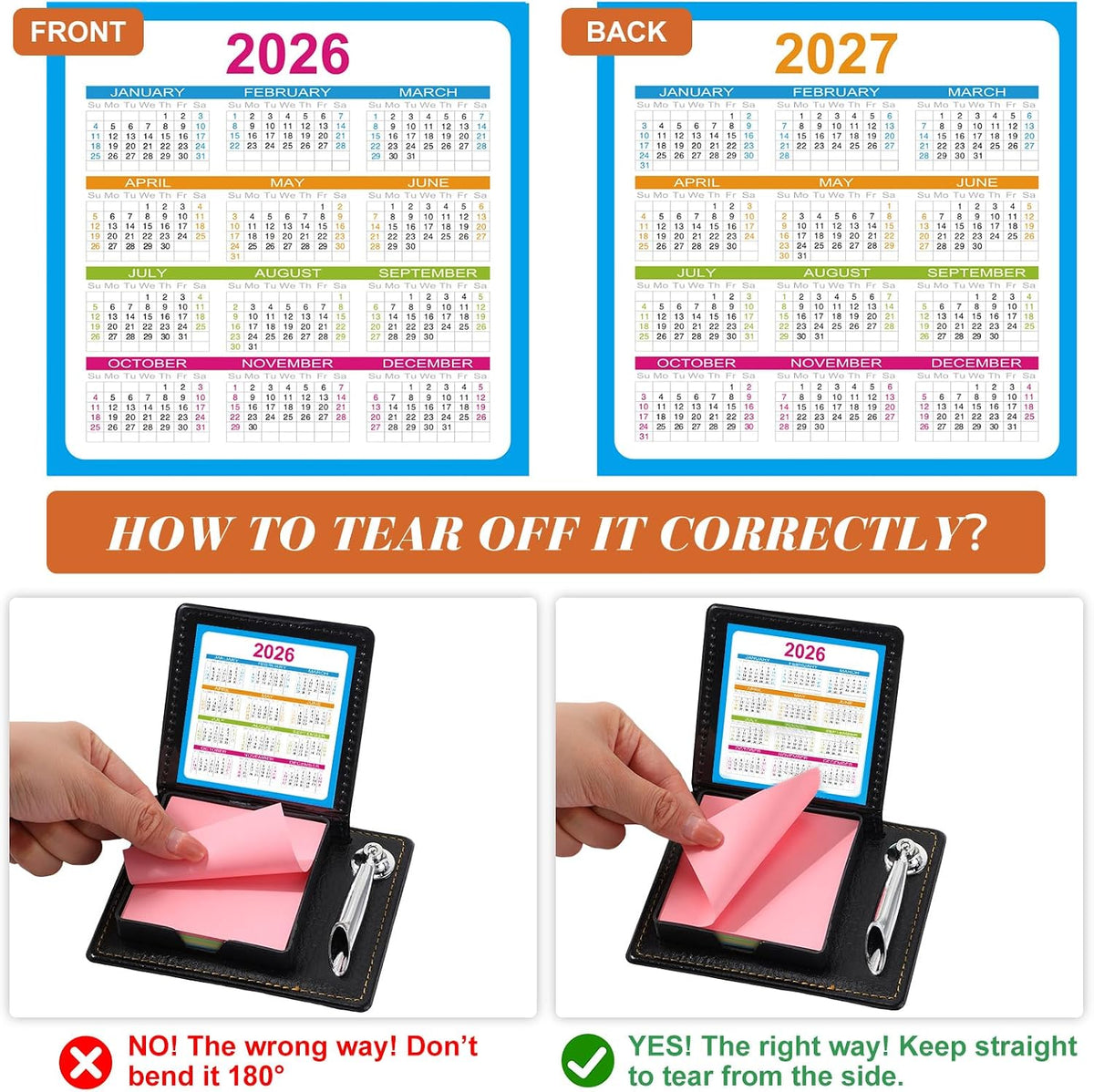 Tenceur 20 Pcs Employee Gifts Bulk, Appreciation Sticky Note Holder