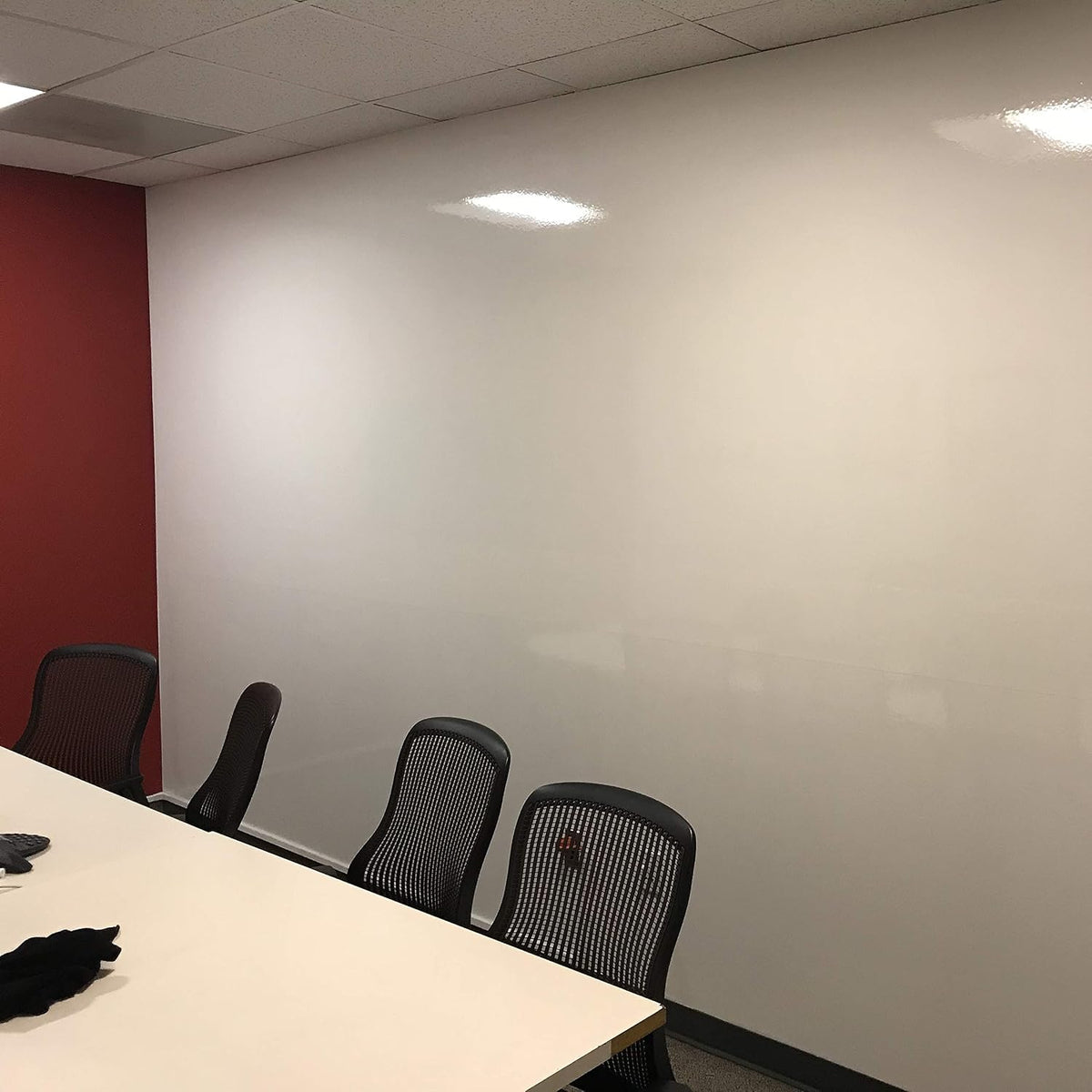 Think Board Premium Whiteboard Sticker – 4'x8' Dry Erase Wall Decal –...
