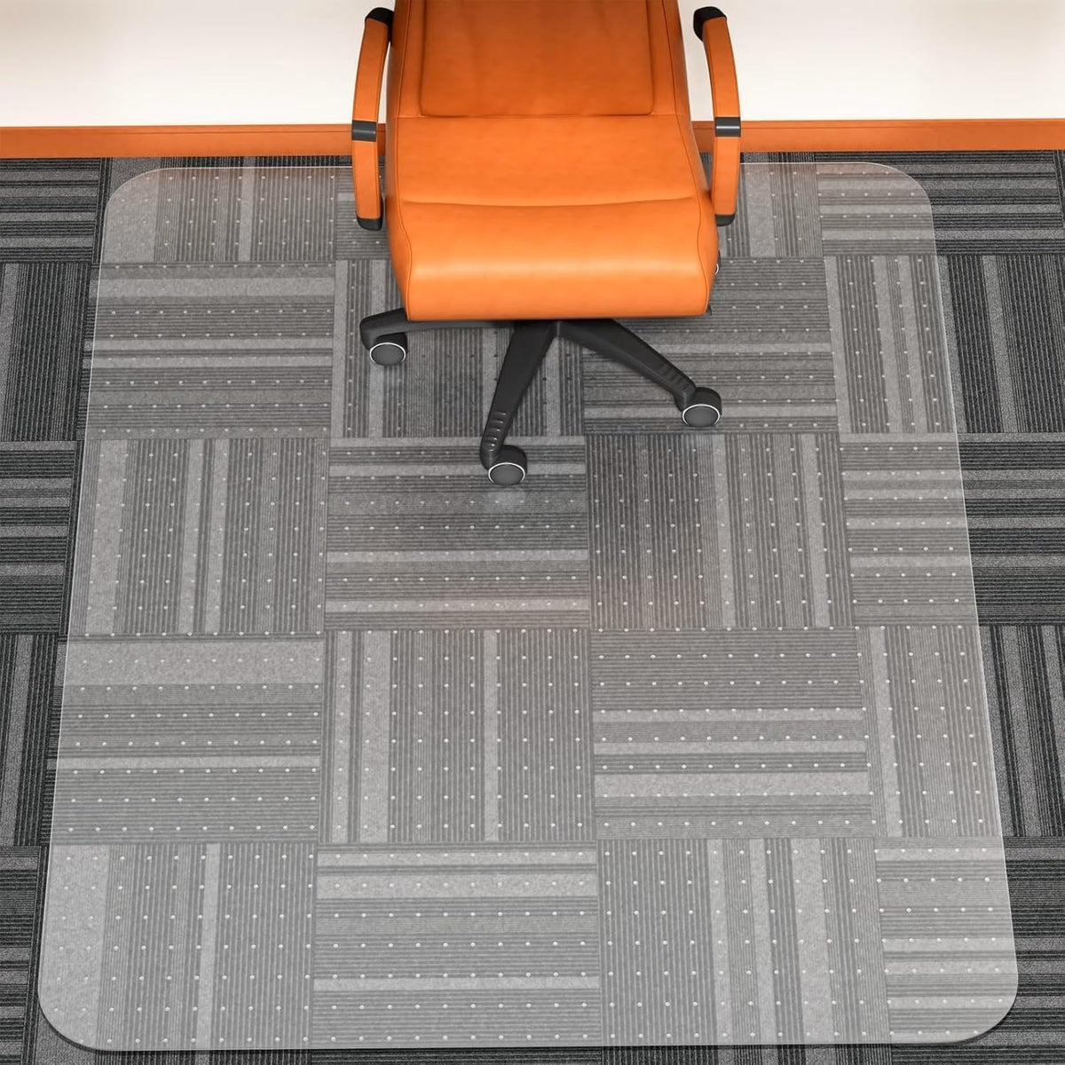 Office Chair Mat for Low Pile Carpet, 48" x 60" Clear Heavy Duty Ch...