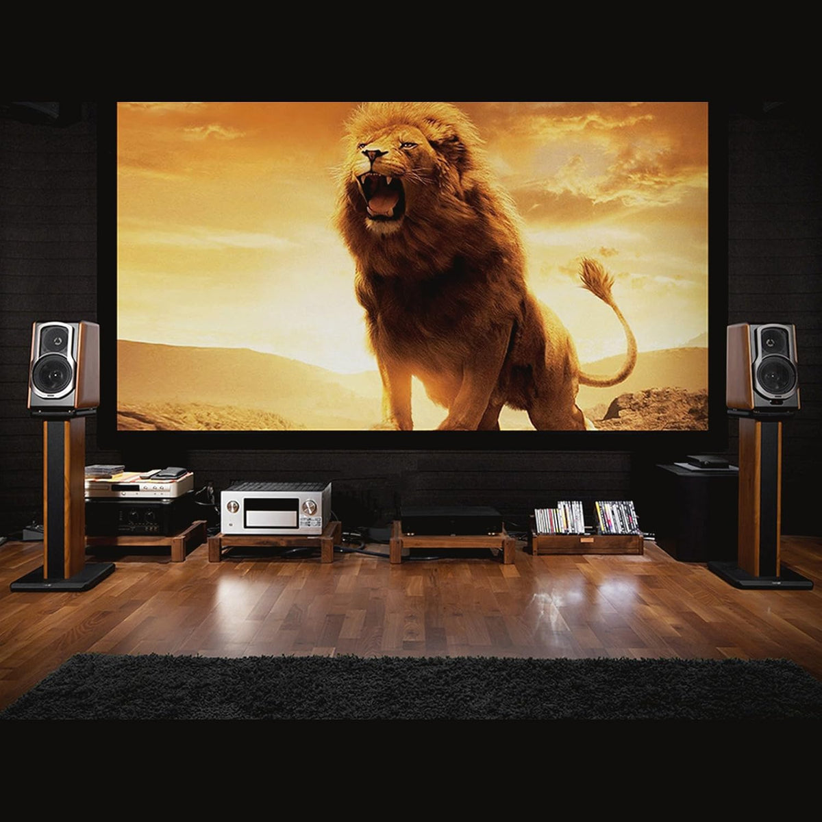 Edifier SS02 25.6 inch Wood Grain Speaker Stands for S1000DB / S2000PRO/ S100...