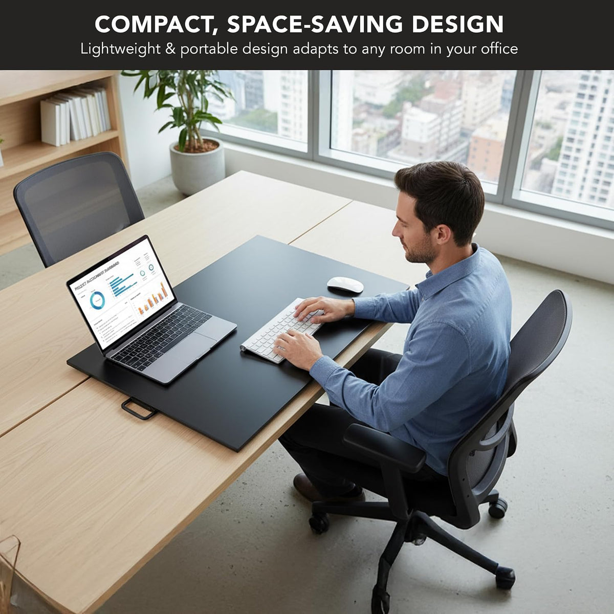Mount-It! Standing Desk Converter 32" x 22" – Sit Stand Desk Riser ...