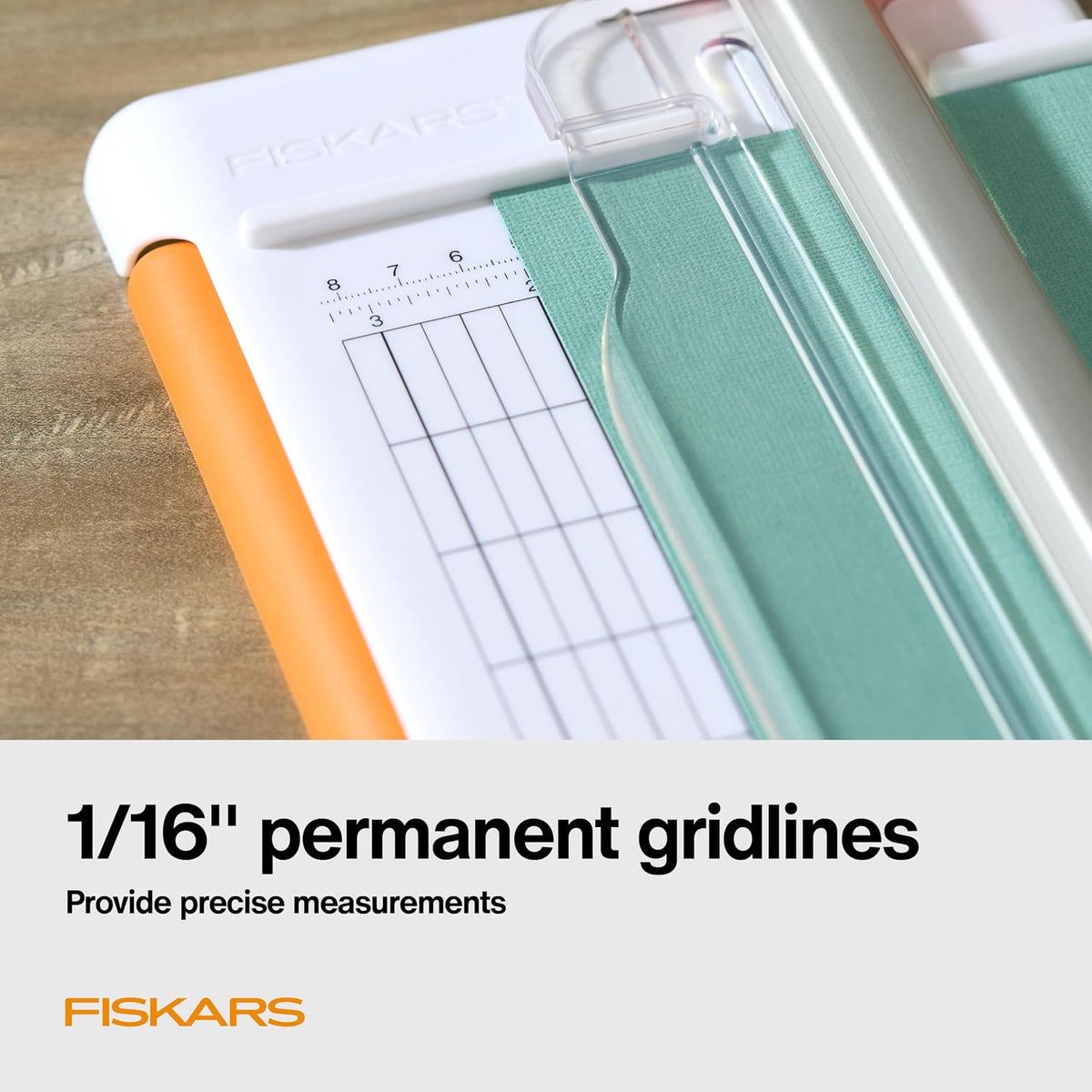 Fiskars Rotary Paper Cutter, Compact & Portable, 12" Cut Length