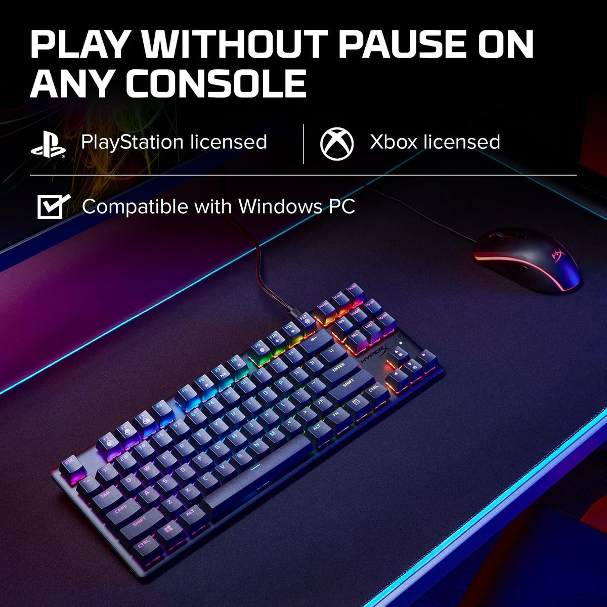 HyperX Alloy Origins Core - Tenkeyless Mechanical Gaming Keyboard, Software C...
