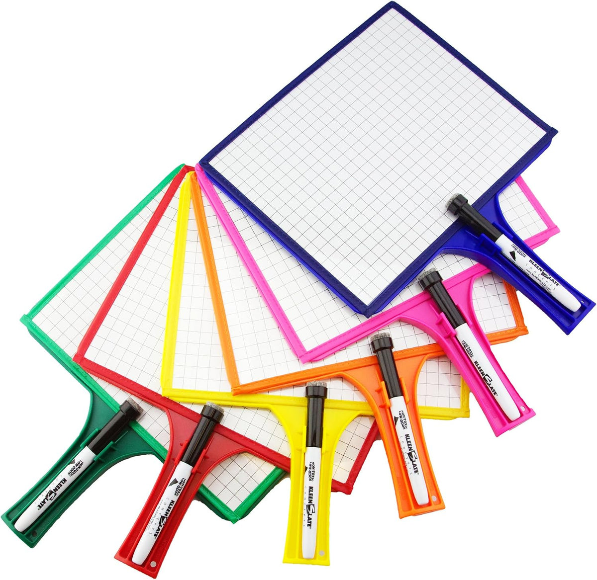 (36) KleenSlate 2-Sided Customizable Whiteboard w/Clear Dry Erase Sleeve for ...