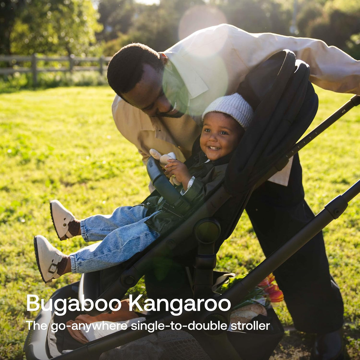 Bugaboo Kangaroo Sibling Seat for Double Stroller Conversion - Forest Green