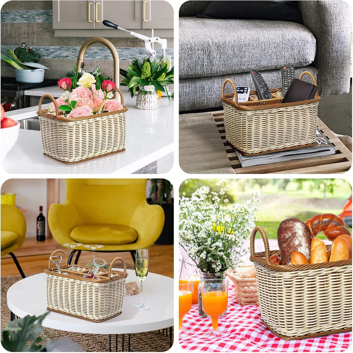 HEMOTON Utensil Caddy, Silverware Holder for Party Picnic Kitchen