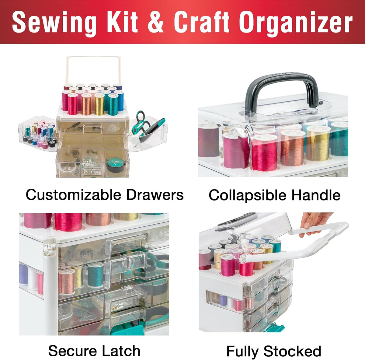 SINGER ProSeries™ Sew-It-Goes Sewing Kit & Storage Organizer, 356 Count