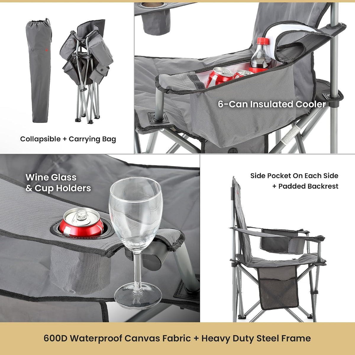 ARROWHEAD OUTDOOR Folding Hammock Chair, Heavy Duty Camping Seat