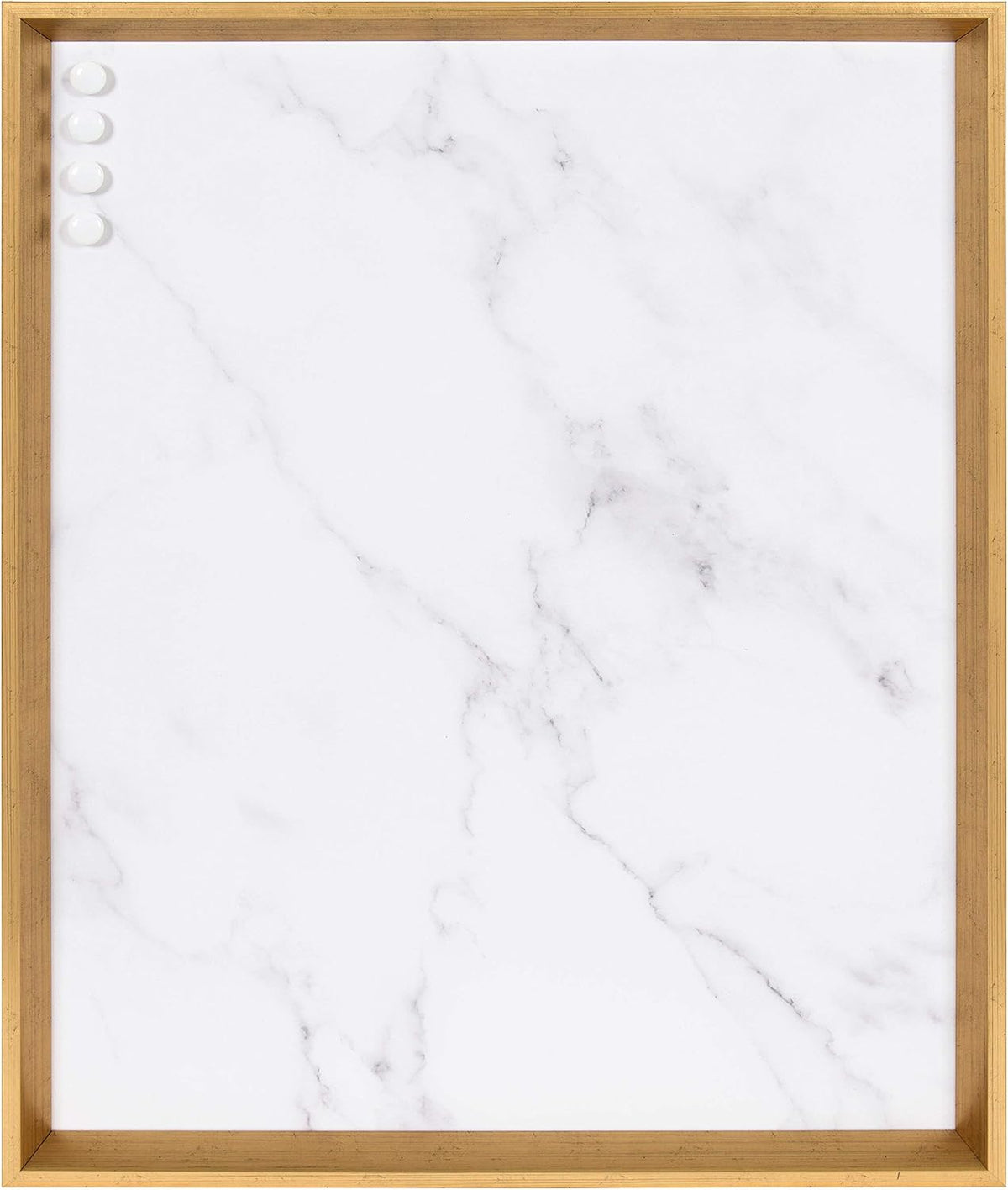 Kate and Laurel Calter Framed Decorative Magnetic Bulletin Board with Classic...