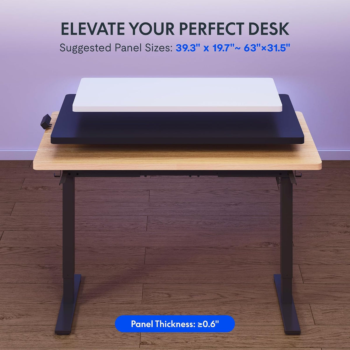 FLEXISPOT EN2 Standing Desk Frame, Black Frame Only